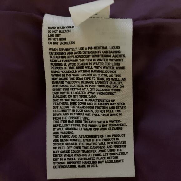 Uniqlo Seamless Down Coat Small Water-Repellent Windproof Natural - Picture 8 of 11